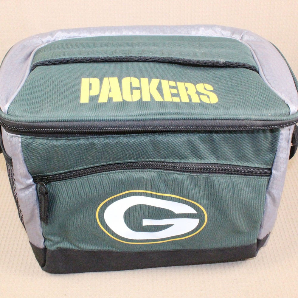 Rawlings Green Bay Packers Insulated Cooler Bag NFL Green Gorpcore Tailgate